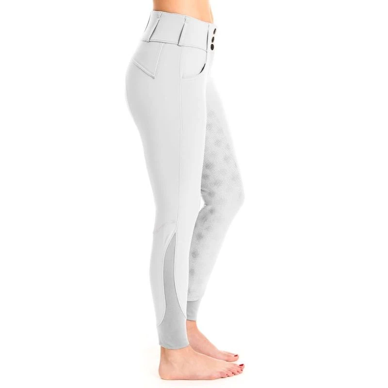 Tredstep Women's Solo Volte II Full Grip Breeches - White 5 Tredstep Women's Solo Volte II Full Grip Breeches - White - Image 5