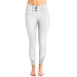 Tredstep Women's Solo Volte II Full Grip Breeches - White 12 Tredstep Women's Solo Volte II Full Grip Breeches - White -Equestrian Riding Clothing 484377 800 800