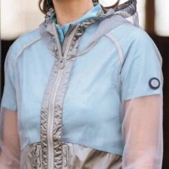 Ovation Women's Fly Shield Jacket - Grey -Equestrian Riding Clothing 496142 800 800