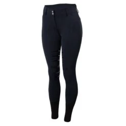 Horze Women's Full Seat Silicone Breeches W/Back Pocket Embroidery - Dark Navy 5 Horze Women's Full Seat Silicone Breeches W/Back Pocket Embroidery - Dark Navy -Equestrian Riding Clothing 498605 800 800