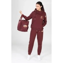 Shires Aubrion Women's Team Hoodie - Burgundy -Equestrian Riding Clothing 502037 800 800
