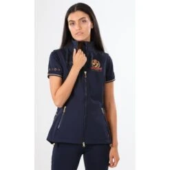 Shires Aubrion Women's Team Softshell Vest - Navy -Equestrian Riding Clothing 502098 800 800