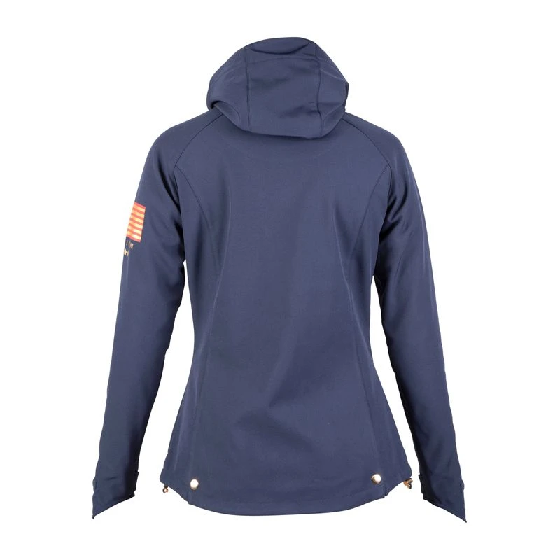 Shires Aubrion Women's Team Softshell Jacket - Navy 2 Shires Aubrion Women's Team Softshell Jacket - Navy - Image 2