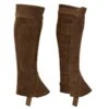 Perri's Suede Half Chaps - Brown
