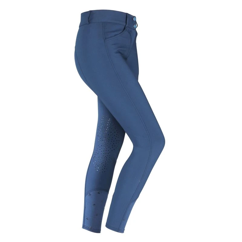 Shires Aubrion Women's Derby Breeches - Blue 2 Shires Aubrion Women's Derby Breeches - Blue - Image 2