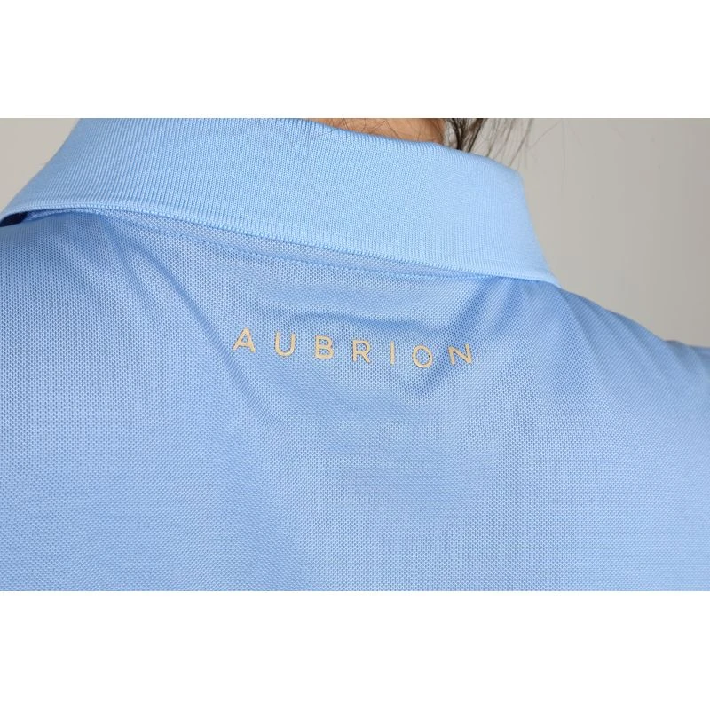 Shires Aubrion Women's Harrow Sleeveless Polo Shirt - Sky Blue 4 Shires Aubrion Women's Harrow Sleeveless Polo Shirt - Sky Blue - Image 4