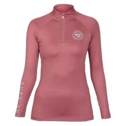 Shires Aubrion Women's Newbury Long Sleeve Sun Shirt - Dusky Pink