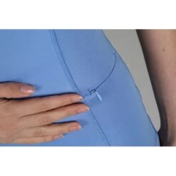 Shires Aubrion Women's Highgate Short Sleeve 1/4 Zip Shirt - Sky Blue -Equestrian Riding Clothing 514321 800 800