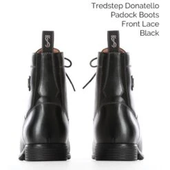 Tredstep Donatello Lace Paddock Boot - Black -Equestrian Riding Clothing 517135 800 800