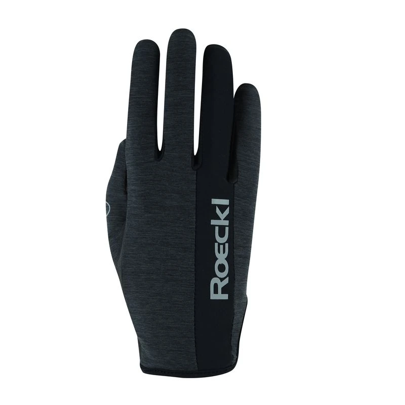Roeckl Mannheim Gloves - Anthracite Melange 1 Roeckl Mannheim Gloves - Anthracite Melange