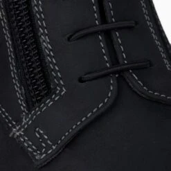 Horze Kids' Blake Front Zip Paddock Boots - Black -Equestrian Riding Clothing 532821 800 800