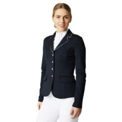 Horze Women's Martina Show Coat - Dark Navy/White -Equestrian Riding Clothing 532885 800 800