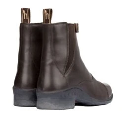 Horze Women's Rose Front Zip Paddock Boots - Dark Brown -Equestrian Riding Clothing 533610 800 800