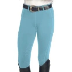 Ovation Women's Aerowick GripTec Knee Patch Tight - Cool Blue