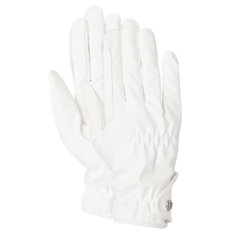 B Vertigo Riding Grip Gloves - White 1 B Vertigo Riding Grip Gloves - White