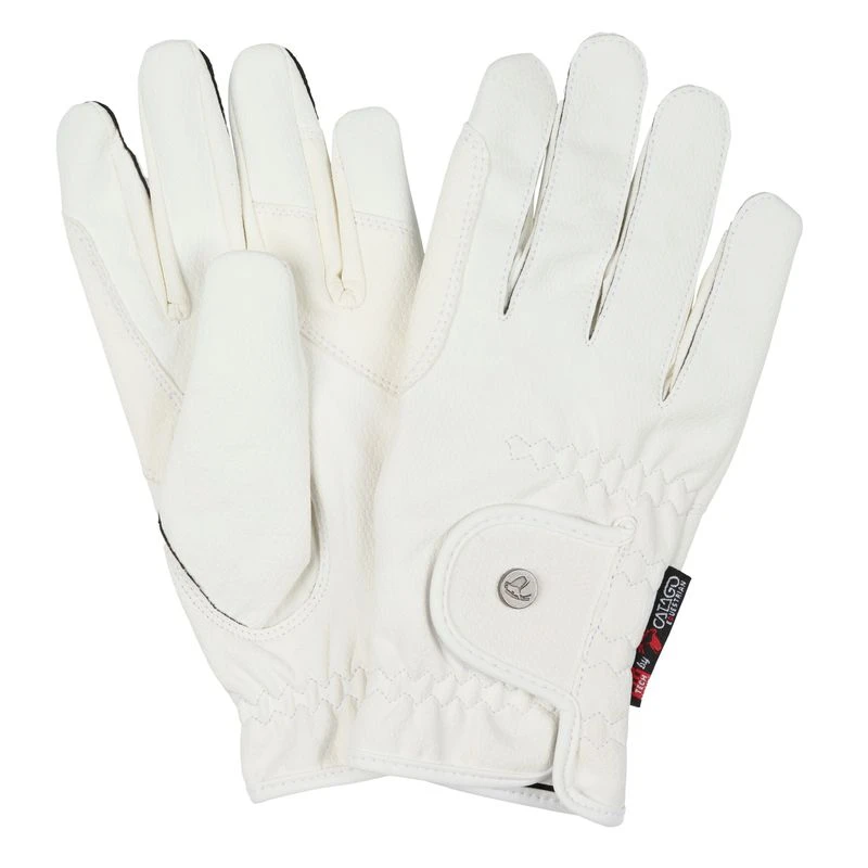 Catago FIR-Tech Elite Show Gloves - White 1 Catago FIR-Tech Elite Show Gloves - White