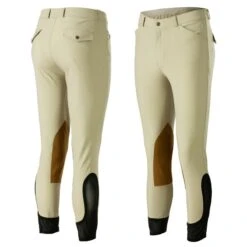 Equinavia Men's Erik Show Knee Patch Breeches - Tan