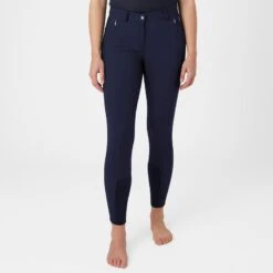 Horze Women's Kaitlin Full Seat Breeches - Peacoat Dark Blue -Equestrian Riding Clothing 542884 800 800