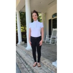 FITS Women's Ruffles II Show Shirt - White -Equestrian Riding Clothing 545688 800 800