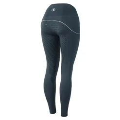 Horze Women's Nicki Breathable Technical Full Seat Tights - Obscure Night Dark Blue