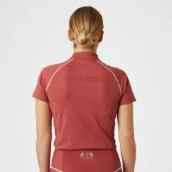 B Vertigo Women's Adara Cool Tech Training Shirt - Mineral Red -Equestrian Riding Clothing 549145 800 800