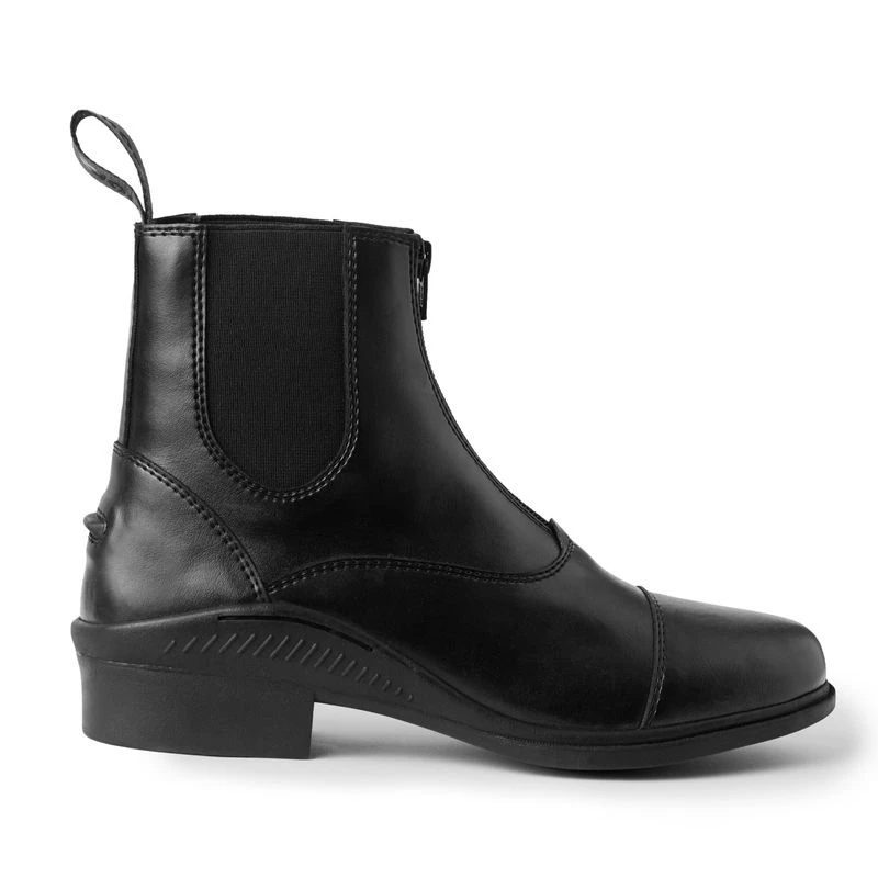 Horze Paddock Boots W/Front Zipper - Black 3 Horze Paddock Boots W/Front Zipper - Black - Image 3