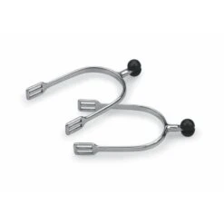 Shires Plastic Roller Ball Spurs - Stainless Steel