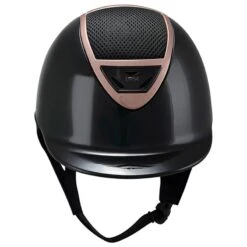 IRH IR4G XLT Helmet - Gloss Black/Rose Gold Frame -Equestrian Riding Clothing 555041 800 800