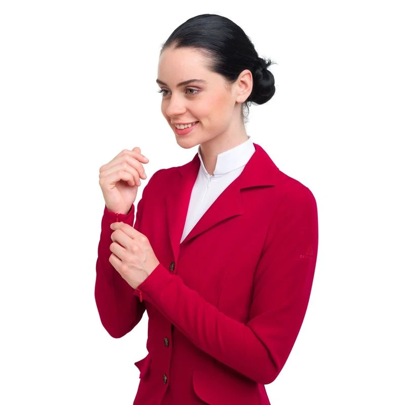 Cavalliera Women's Primetime Show Jacket - Ruby Red 2 Cavalliera Women's Primetime Show Jacket - Ruby Red - Image 2