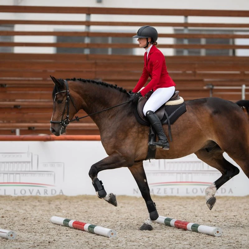 Cavalliera Women's Primetime Show Jacket - Ruby Red 4 Cavalliera Women's Primetime Show Jacket - Ruby Red - Image 4