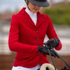 Cavalliera Women's Primetime Show Jacket - Ruby Red 9 Cavalliera Women's Primetime Show Jacket - Ruby Red -Equestrian Riding Clothing 559136 800 800