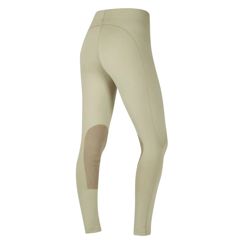 Kerrits Women's Flow Rise Knee Patch Performance Tights - Tan 2 Kerrits Women's Flow Rise Knee Patch Performance Tights - Tan - Image 2