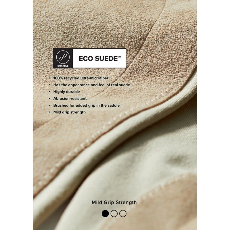 Kerrits Women's Flow Rise Knee Patch Performance Tights - Tan 4 Kerrits Women's Flow Rise Knee Patch Performance Tights - Tan - Image 4