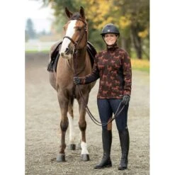 Kerrits Women's Stretch Denim Knee Patch Breeches - Classic Dark Blue -Equestrian Riding Clothing 570832 800 800