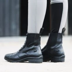 Horze Stockholm Paddock Boots - Black -Equestrian Riding Clothing 571261 800 800