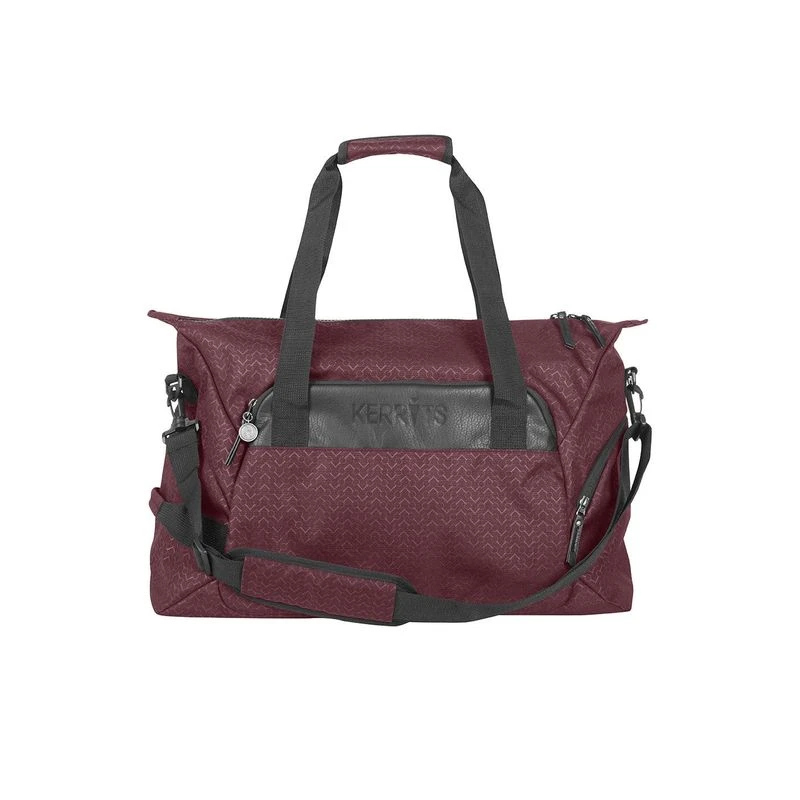Kerrits EQ Duffle Bag - Burgundy Chevron Bits 1 Kerrits EQ Duffle Bag - Burgundy Chevron Bits