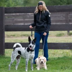 Irideon Women's Fjord Fleece Hoodie - Black -Equestrian Riding Clothing 573129 800 800