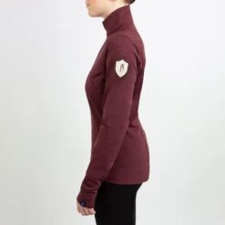 Irideon Women's Radiant 1/2 Zip Top - Henna -Equestrian Riding Clothing 573425 800 800