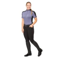 Kerrits Women's Affinity Ice Fil Knee Patch Breeches - Black 10 Kerrits Women's Affinity Ice Fil Knee Patch Breeches - Black -Equestrian Riding Clothing 576481 800 800