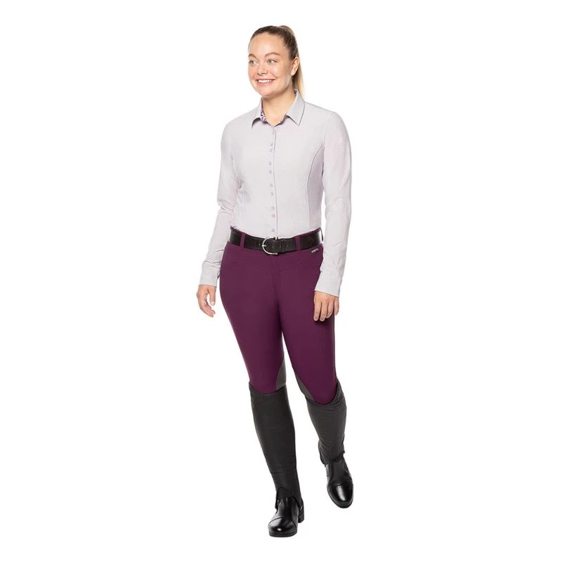 Kerrits Women's Crossover II Knee Patch Breeches - Raisin 8 Kerrits Women's Crossover II Knee Patch Breeches - Raisin - Image 8