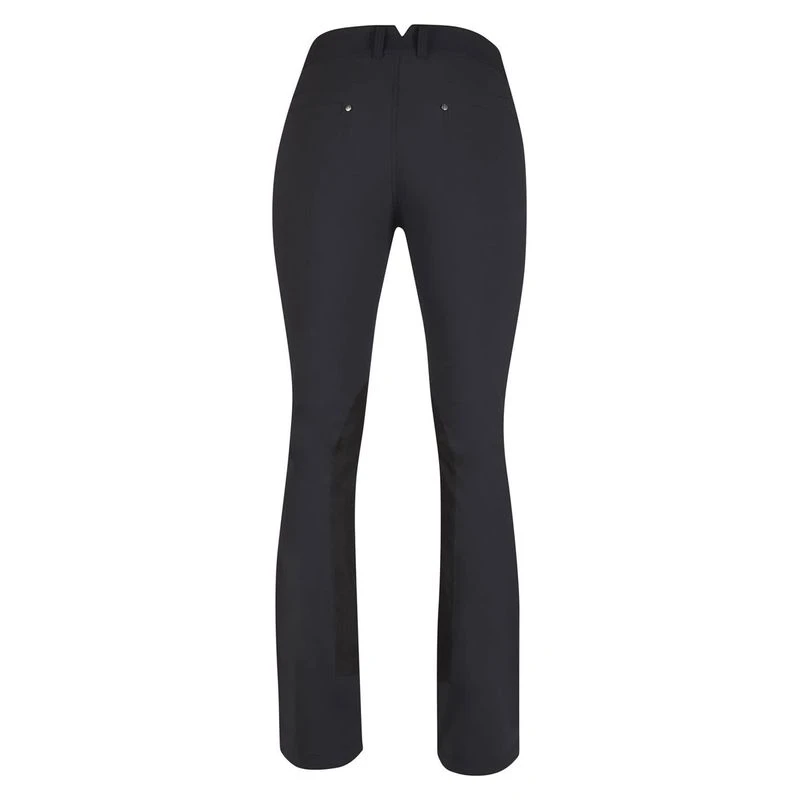 Kerrits Women's Dynamic Extended Knee Patch Bootcut Tights - Black 2 Kerrits Women's Dynamic Extended Knee Patch Bootcut Tights - Black - Image 2