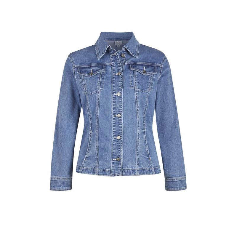 EQL Women's In Motion Jean Jacket - Light Wash 1 EQL Women's In Motion Jean Jacket - Light Wash