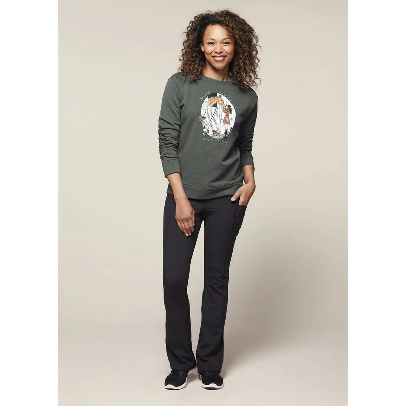 EQL Women's Warm Up Bootcut Tight - Black 3 EQL Women's Warm Up Bootcut Tight - Black - Image 3