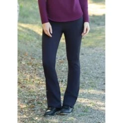 EQL Women's Warm Up Bootcut Tight - Black 10 EQL Women's Warm Up Bootcut Tight - Black -Equestrian Riding Clothing 581829 800 800