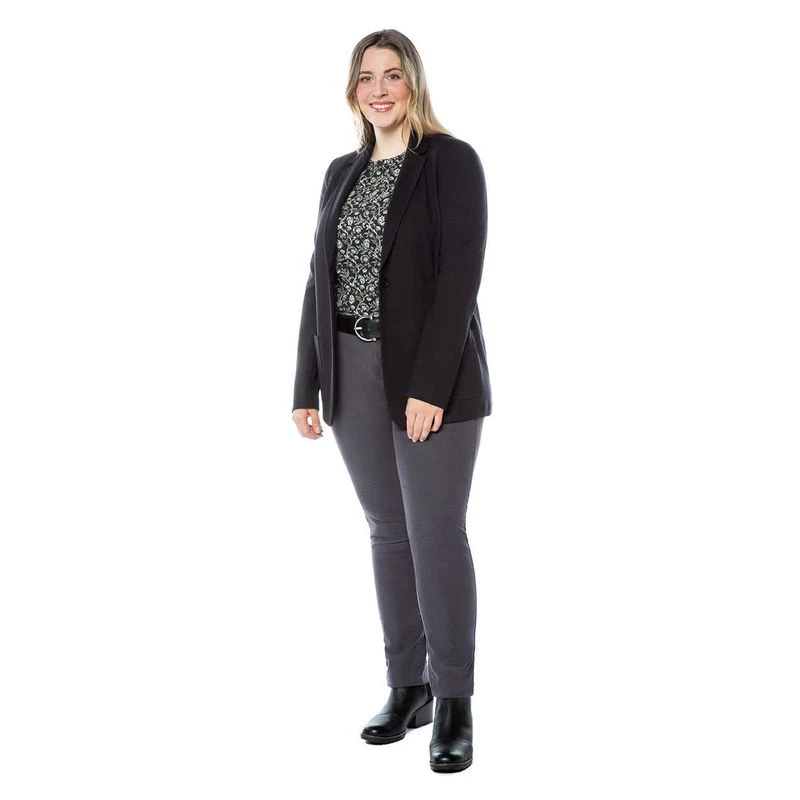 EQL Women's Ponte Blazer - Black 4 EQL Women's Ponte Blazer - Black - Image 4