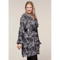 EQL Women's Ecovero Boheme Tunic Dress - Black Patchwork Paisley 8 EQL Women's Ecovero Boheme Tunic Dress - Black Patchwork Paisley -Equestrian Riding Clothing 582616 800 800