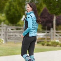 Horze Women's Everly Knee Patch Winter Riding Tights - Black -Equestrian Riding Clothing 583130 800 800