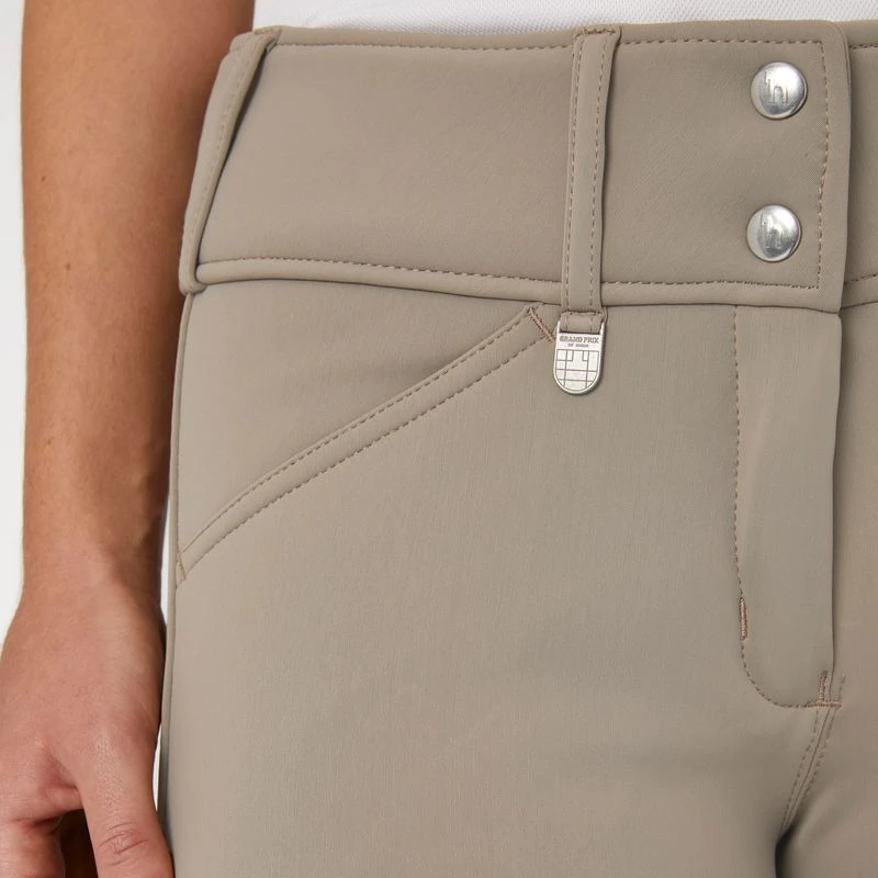 Horze Women's Grand Prix Full Seat Breeches - Roasted Cashew 2 Horze Women's Grand Prix Full Seat Breeches - Roasted Cashew - Image 2