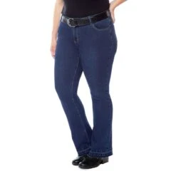 EQL Women's In Motion Bootcut Jean W/Raw Hem - Midnight Wash -Equestrian Riding Clothing 584677 800 800