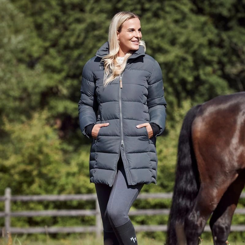 Horze Women's Claire Side Zip Riding Jacket - Blackened Pearl 3 Horze Women's Claire Side Zip Riding Jacket - Blackened Pearl - Image 3